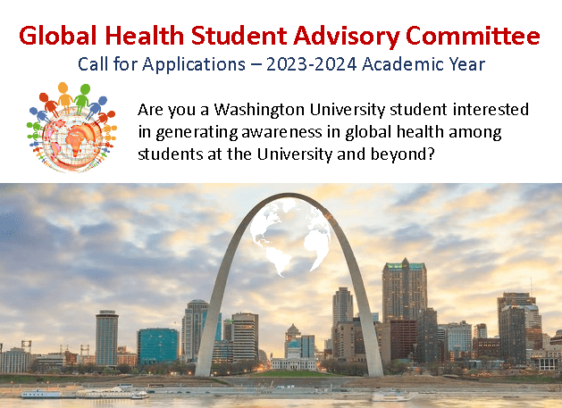Call for Applications: Global Health Student Advisory Committee